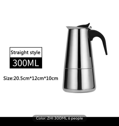 Cafetera Italiana Moka Espresso 6 Tazas