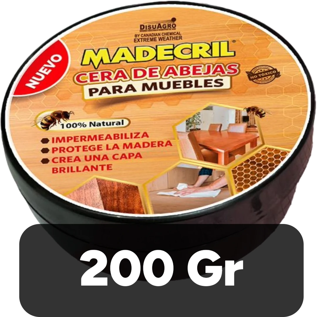 Cera restauradora y abrillantadora de madera 200 grs