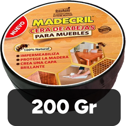 Cera restauradora y abrillantadora de madera 200 grs